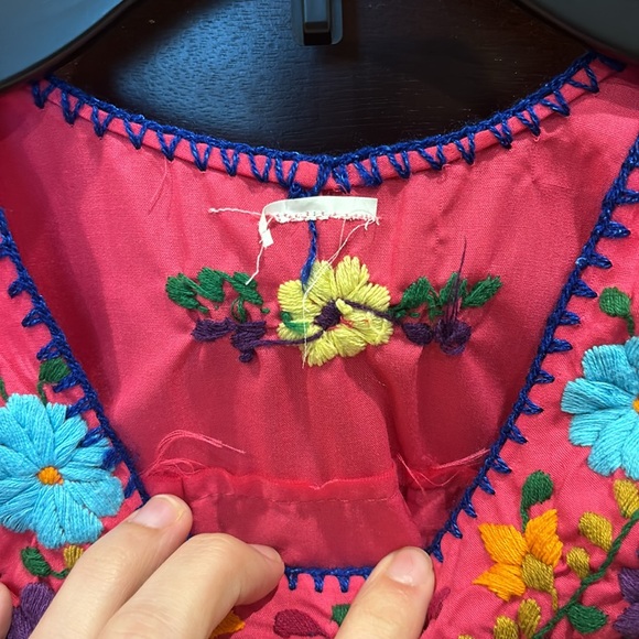 Mexican Embroidery 3t Dress - Picture 2 of 4